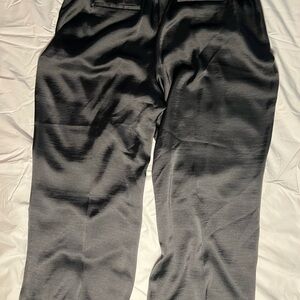 Women’s Black Satin Pants